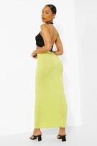 Thumbnail for your product : boohoo Contrast Waist Jersey Maxi Skirt