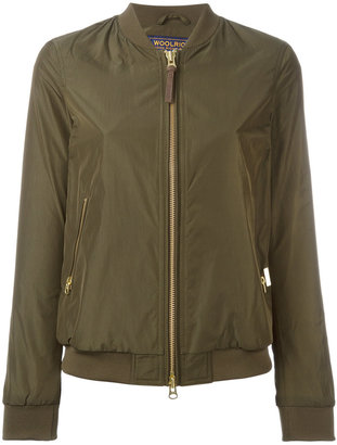Woolrich classic bomber jacket - women - Polyamide/Polyester - L