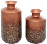Thumbnail for your product : Peyton Lane Set Of 2 Bronze Farmhouse Vase