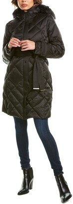 Laundry by Shelli Segal Diamond Quilted Puffer Jacket