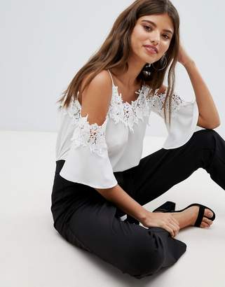 Jessica Wright Cold Shoulder Top