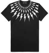 Thumbnail for your product : Neil Barrett Printed Cotton-Jersey T-Shirt