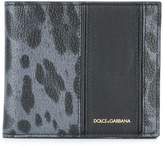 Thumbnail for your product : Dolce & Gabbana leopard print billfold wallet