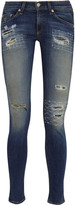 Thumbnail for your product : Rag and Bone 3856 Rag & bone JEAN Distressed mid-rise skinny jeans