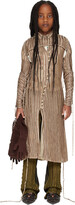Thumbnail for your product : Isa Boulder SSENSE Exclusive Kids Brown Expandable Dress