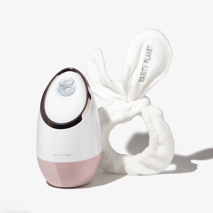 Vanity Planet Aira Facial Steamer with Bunny Ears Spa Headband - ShopStyle  Face Care