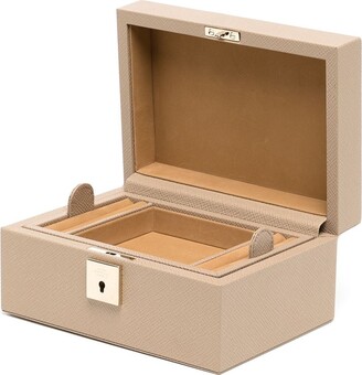 Smythson Smaller leather jewellery box