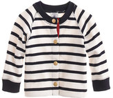 Thumbnail for your product : Petit Bateau Baby striped cardigan sweater
