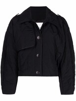 Thumbnail for your product : BA&SH Quilted-Finish Cropped Jacket