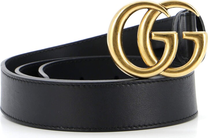 GUCCI GG Marmont Belt Leather Medium 85