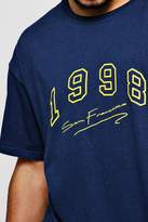 Thumbnail for your product : boohoo Loose Fit 1998 San Francisco T-Shirt