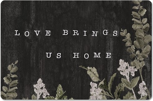 Designs Direct Love Brings Us Home Floor Mat