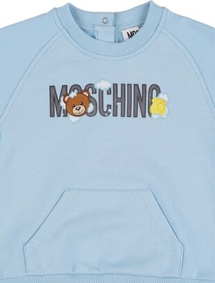 Moschino Printed cotton sweatshirt & sweatpants