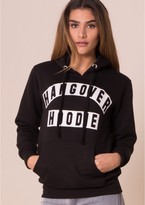 Thumbnail for your product : Missy Empire Jessa Black Hangover Hoodie