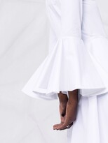 Thumbnail for your product : Jil Sander flared-cuff A-line mid-length dress