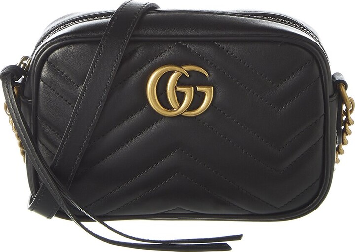 Gucci GG Marmont Mini Matelasse Leather Crossbody Camera Bag