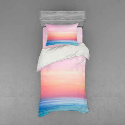 Ambesonne Wave Duvet Cover Set