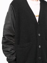 Thumbnail for your product : Sueundercover Panelled Knitted Jacket