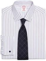 Thumbnail for your product : Brooks Brothers Non-Iron Traditional Fit Tonal Alternating Stripe French Cuff Dress Shirt