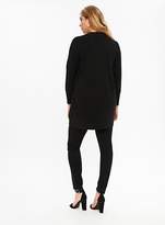 Thumbnail for your product : Evans Black Longline Cardigan