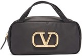 Thumbnail for your product : Valentino Garavani Garavani - V-logo Makeup Bag - Black