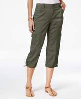 Thumbnail for your product : Style&Co. Style & Co Style & Co Petite Bungee-Hem Cargo Capri Pants, Created for Macy's