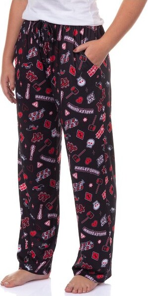 Intimo IntimoDCComicsBatmanHarleyQuinnWomen'sGoodToBeBadLoungeSleepPants(XL)Black