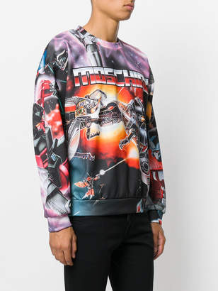 Moschino Transformer intarsia sweatshirt