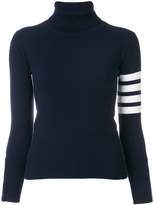 Thumbnail for your product : Thom Browne striped turtleneck sweater