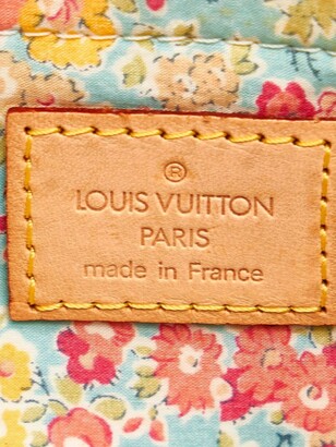 Louis Vuitton 2007 pre-owned Pouchy denim patchwork shoulder bag - ShopStyle