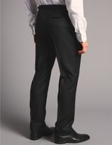 Thumbnail for your product : Marks and Spencer Black Tailored Fit Wool Trousers