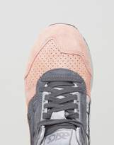 Thumbnail for your product : Asics Suede Gel-Respector Sneakers In Grey & Pink