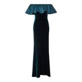 Thumbnail for your product : Adrianna Papell Open top sleeve velvet dress