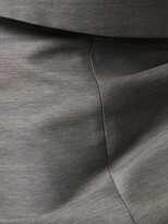 Thumbnail for your product : Totême Fold-over wool blend evening top