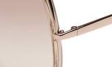 Thumbnail for your product : Chloé 62mm Oversized Gradient Lens Square Sunglasses
