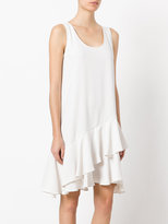 Thumbnail for your product : P.A.R.O.S.H. sleeveless ruffle hem dress
