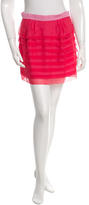 Thumbnail for your product : Balenciaga Silk Layered Mini Skirt