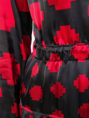 Marni Pixel Print Midi Dress