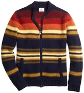 Thumbnail for your product : Brooks Brothers Full-Zip Stripe Sweater