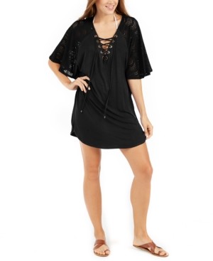 Dotti Resort Lace-Up Tunic Cover-Up Women's Swimsuit
