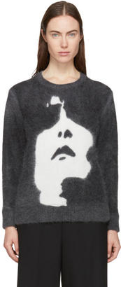 Neil Barrett Grey Angora Siouxsie Sweater