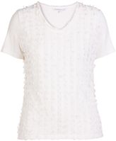 Thumbnail for your product : X-Line Xandres xline Plus size 3D light crepe top with jersey back