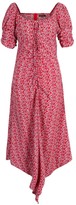Thumbnail for your product : boohoo Ruched Sleeve Detail Floral Print Maxi Dress