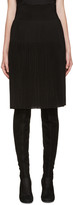 Givenchy - Jupe plissée en maille noire