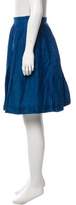 Thumbnail for your product : Chinti and Parker Linen-Blend Skirt w/ Tags