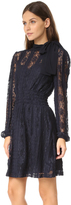 Thumbnail for your product : RED Valentino Tie Neck Pleated Dress