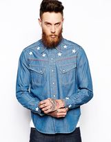 Thumbnail for your product : Levi's Clothing Denim Shirt 1950 Western Star Embroidery
