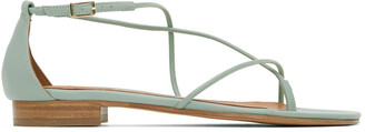 Emme Parsons Green String Ankle Strap Sandals