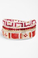 Thumbnail for your product : Nakamol Design Beaded Wrap Bracelet