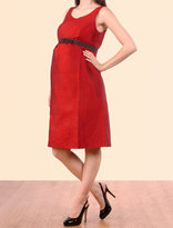 Thumbnail for your product : A Pea in the Pod Sleeveless belted maternity dress